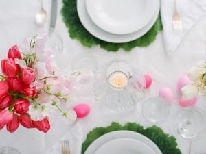 spring easter table