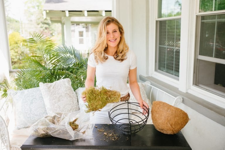 Tutorial Mosslined Hanging Baskets Lucy Cuneo